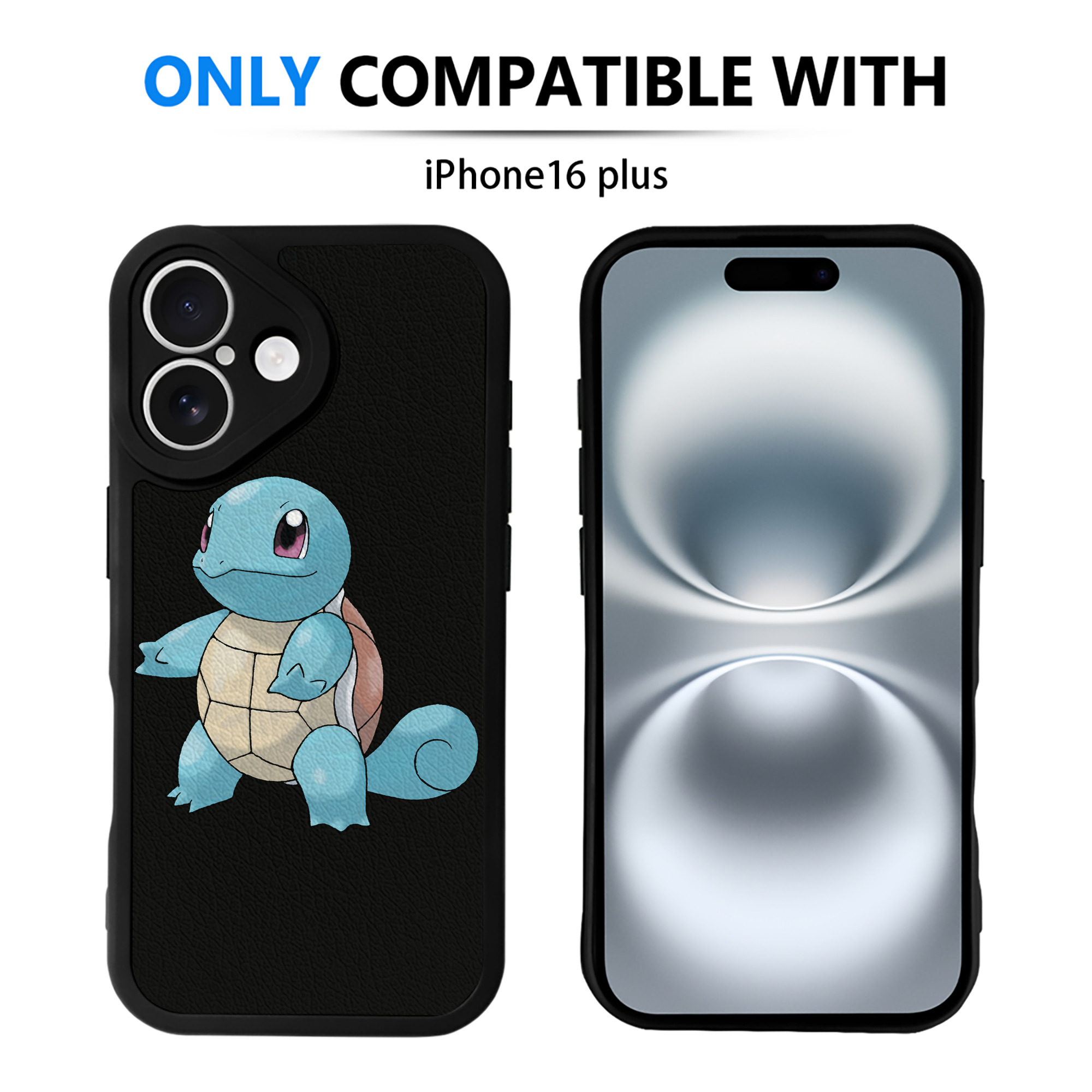 （画像用） ポケットモンスター Pokémon 【iPhone 16シリーズ対応】シリコンスマホケース（レザー調） 材質：シリコン